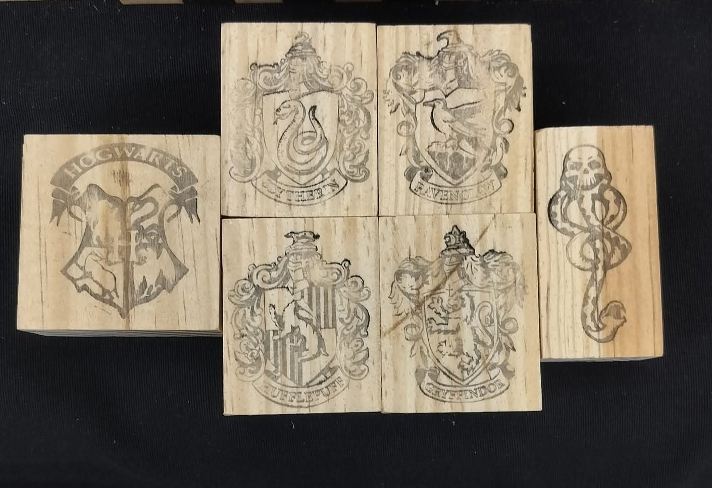 Sellos de madera Harry Potter/Casas