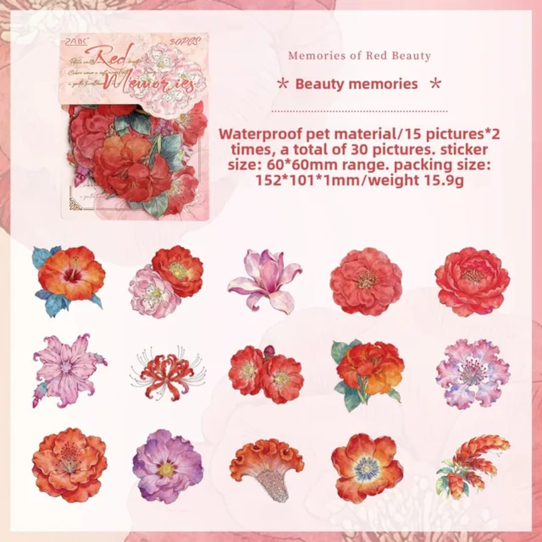 Stickers - Red memories