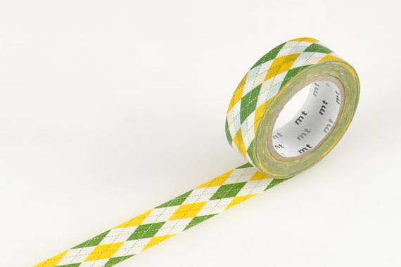 Washi Tape mt - argyle green