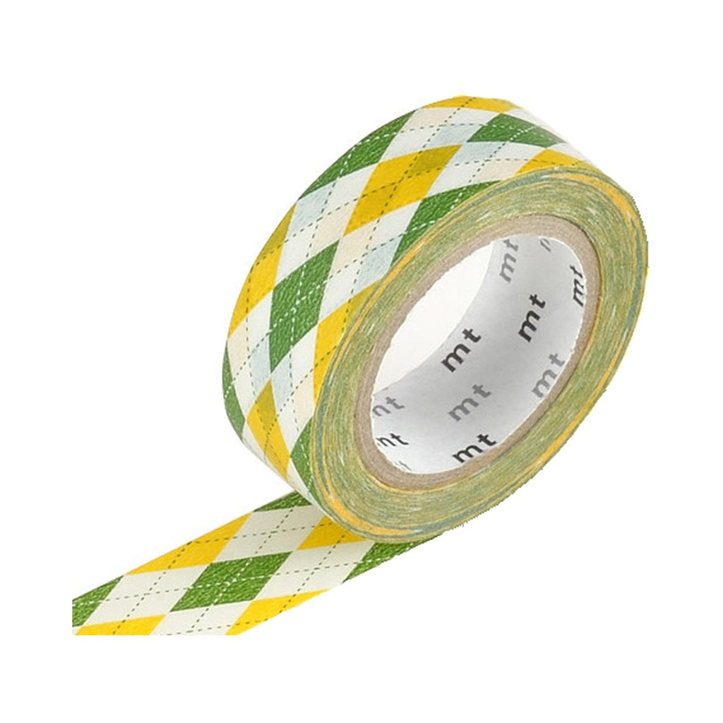 Washi Tape mt - argyle green