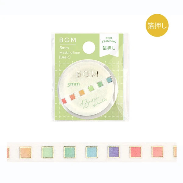 Washi check list colores