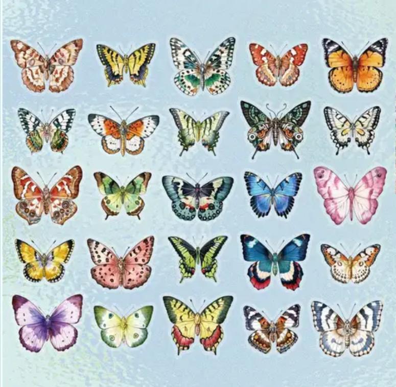 Stickers mariposas de colores