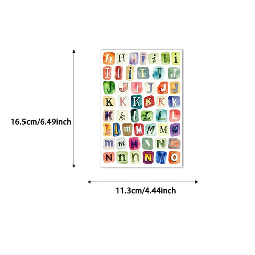 Libro de stickers abecedario