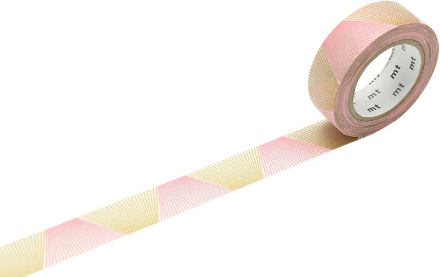 Washi Tape mt - line gradation gold