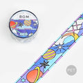 Clear tape vitrales - planetas
