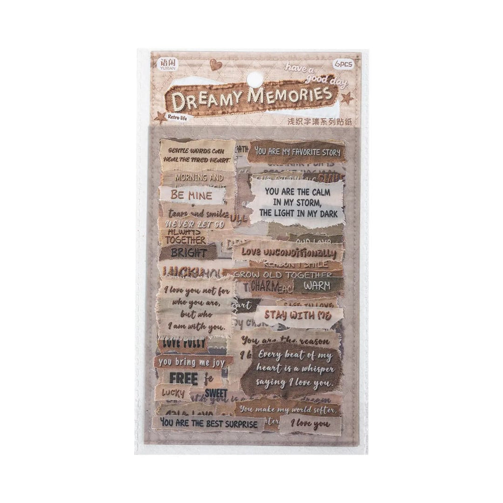 Planillas de stickers - Frases tonos café