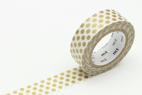 Washi Tape mt - dot gold 2
