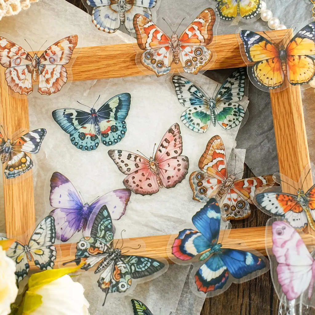 Stickers mariposas de colores